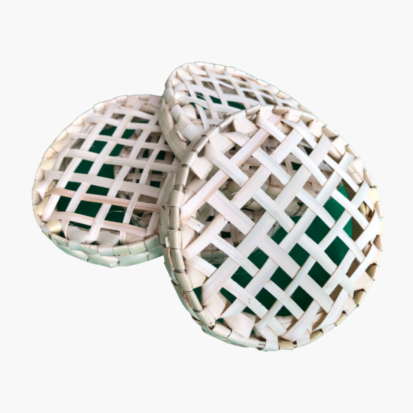 Handwoven Palmyrah Leaf String Hopper Tray
